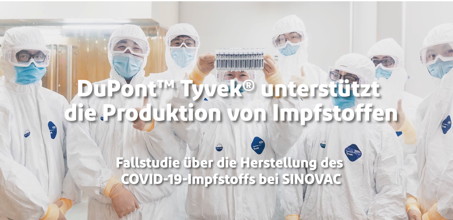 DuPont™ Tyvek® unterstützt die SINOVAC COVID-19-Impfstoffproduktion